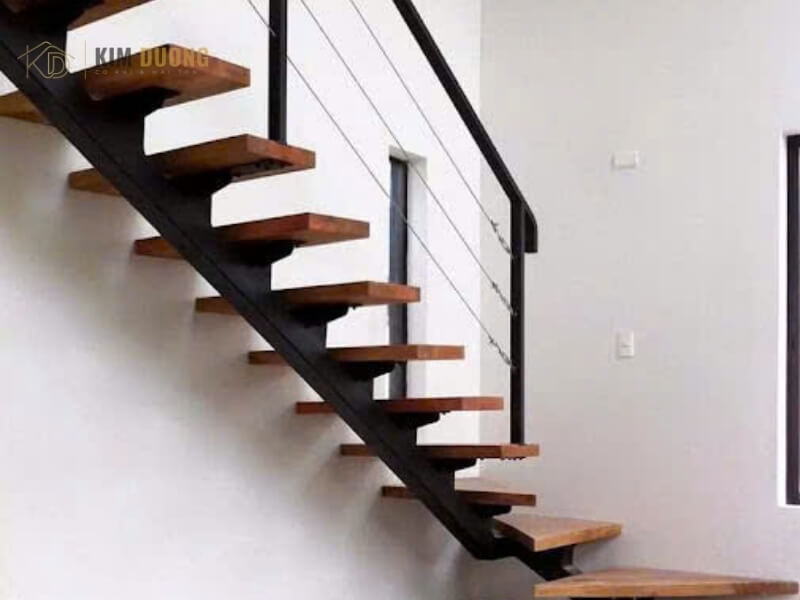công trình cầu thang xương cá đẹp tại vĩnh phúc