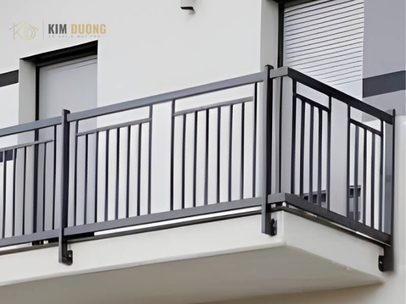 công trình lan can ban công sắt tại thanh xuân hà nội