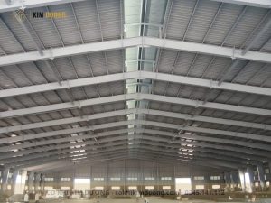 hình ảnh mái tôn nhà xưởng công nghiệp lợp tôn lạnh