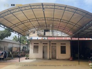hình ảnh mái vòm tôn đẹp
