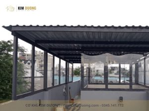 làm mái tôn sân thượng lợp tôn lạnh