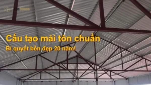 cấu tạo mái tôn