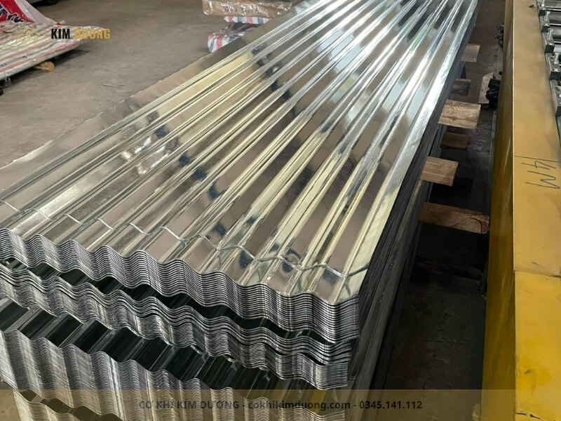 hình ảnh mái tôn lạnh sóng tròn