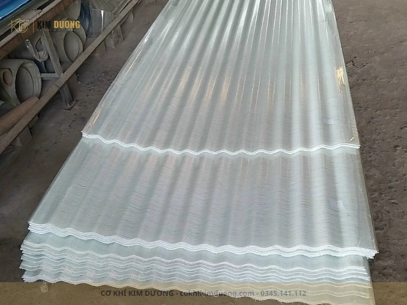 mái tôn nhựa composite có độ bền kéo và độ cứng cao