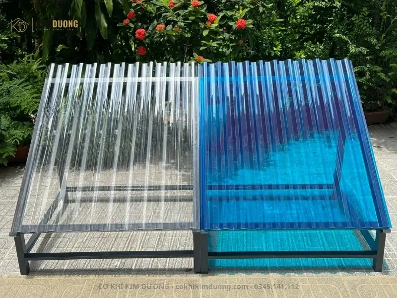 tôn nhựa polycarbonate có khả năng truyền sáng tốt